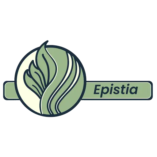Logo Epistia représentant une plume, faisant référence à l'écriture.